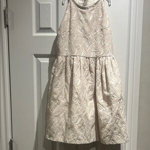 Mayoral Cream Floral Kids Formal Dress
